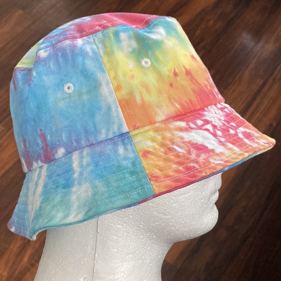 PUMA Tie Dye Bucket Hat Rainbow - Picture 4 of 8